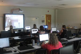 Press photo/Jake Browning - Teachers get ready for more digital learning