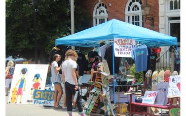 Sk828 booth at Hometown Heritage Festival